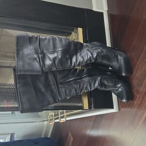 Knee high jessica simpson real leather boot